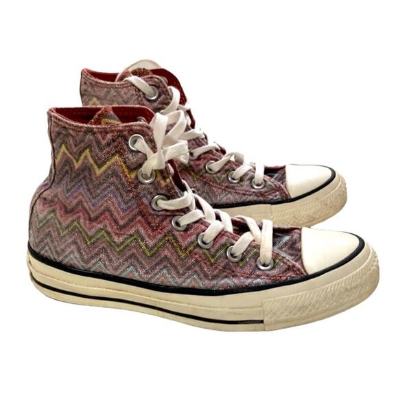 Converse X Missoni Women's Size Sneakers ( men’s 4 ladies 6) - Picture 1 of 8